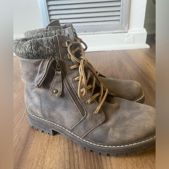 Rieker Gray Ankle Boots - Picture 4 of 8